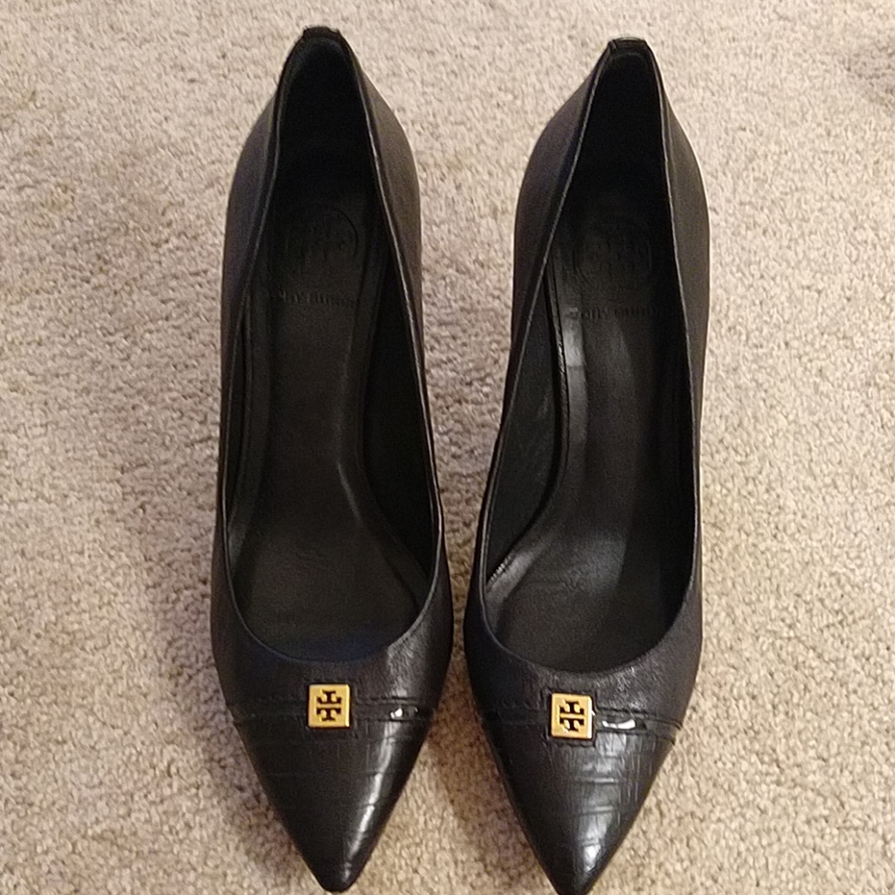 Tory Burch black heels size 8.5